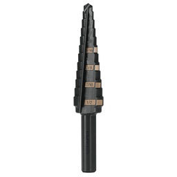 [12122] Broca escalonada oxido negro 13 escalones 1/8' a 1/2',Truper