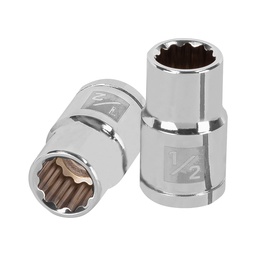 [13302] Dado de 1/2', 12 puntas, cuadro 1/2', Truper