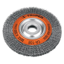 [17525] Carda alambre ondulado 8' x 7/8' para esmeril, Truper