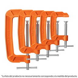 [17661] Prensa 4' de hierro ductil para carpinteria, Truper