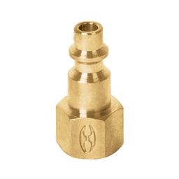 [19082] Conector rapido de laton, tipo F, cuerda 1/4' NPT, hembra