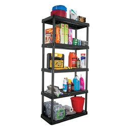 [20614] Estante plastico 5 repisas cap. 35 Kg 185 x 44 x 92, Pretul