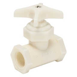 [20665] Valvula globo de ABS 1/2' roscable, Pretul