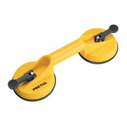 [23051] Ventosa de plastico para vidrio, 2 copas de succion, Pretul