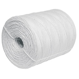 [45038] Rollo de rafia de 1125 m color blanco calibre 3.8 g/m