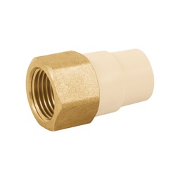 [45107] Adaptador hembra de CPVC 1/2' con inserto metalico, Foset