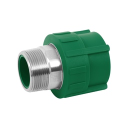 [45451] Adaptador PPR 1-1/2' macho con inserto metalico, Foset