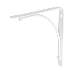 [47693] Mensula reforzada blanca 8 x 8' diseño alambron, Fiero