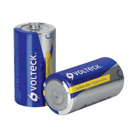 [46310] Blister con 2 pilas zinc-carbon tamaño C, volteck