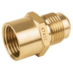[47432] Niple campana de laton de 1/2' X 1/2', Foset