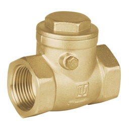 [48511] Valvula check horizontal de laton, 3/4', Foset