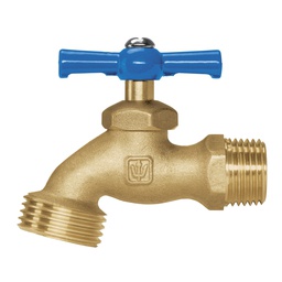 [49085] Llave para manguera, de laton, 120 g, 1/2', a granel, Foset