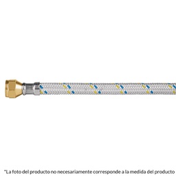 [49137] Manguera para gas, aluminio, 3/8' x 3/8', 60 cm, Foset