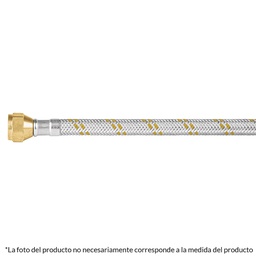 [49520] Manguera para gas, acero inox, 3/8' x 3/8', 500 cm, Foset