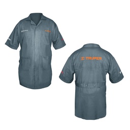 [60045] Bata bordada con logo, talla 44, Truper