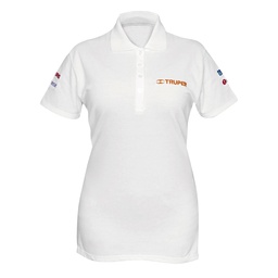 [60467] Playera polo para mujer, blanca, M, Truper