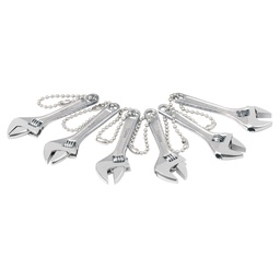 [65005] Pieza de llavero tipo perico en pecera con 50 piezas, Pretul