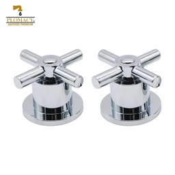 [RPJEC] Juego de Chapeton y Maneral Cruz Para Regadera  Plomacy  (RPJEC)