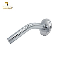 [BRF45] Brazo Para Regadera Metalico 45° X 1/2&quot; x 15cm. Plomacy (BRF45)