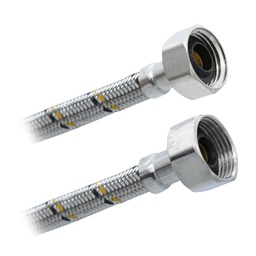 [CFS55] Conector Flexible Para Sanitario 7/8"FIP x 1/2"FIP x 55cm. Aluminio Plomacy (CFS55)