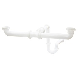 [9952] Salida Doble Tarja Ahorradora De Espacio Con Cespol-P (9952)