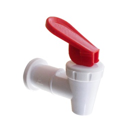 [2911] Llave Para Dispensador de Agua Hembra 3/8" Palanca ROJA 2911