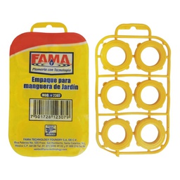 [2307] Empaques Para Conexion de Manguera  (Araña Con 6 Empaquitos)   (2307)