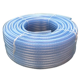 [2622] Manguera Tramada Transparente  7.5mm. - 5/16" X 100mts.  (2622)