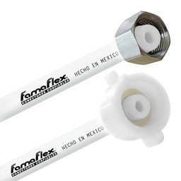 [2033] FamaFlex PoliMax Para Agua Potable 3/8" COMP. x 1/2" AM x 45cm.-18"  (2033)
