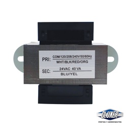 [CXTR40] 1 Transformador Cluxer 120v/208v/240v A 24v 40vac