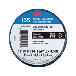 [UU009442573] CINTA ELEC.TEMFLEX# 155 19x18 NEGRA