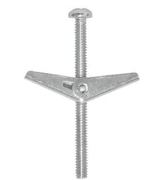 [NA4076] NA4076 SUJETADOR TIPO MARIPOSA 1/4&quot; x 3&quot; GALVANIZADO (CAJA CON 50 PIEZAS)
