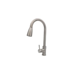 [017FM] MEZC P/FREGADERO ACERO INOX 304 ACABADO CEPILLADO