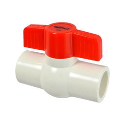 [100PS 38] 38MM.VALVULA D/ESFERA CEMENTAR PVC