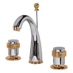 [19GH] MEZCLADORA GRECIA M/HOLANDA ORO-CROMO CART.CERAMICO