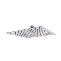 [44DCC] REGADERA DELGADA CUAD.10X10" AC.INOX.AC.CROMO