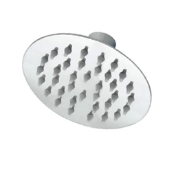 [44DRP] REGADERA DELGADA REDONDA 4” AC.INOX. 201 ACAB. ESPEJO