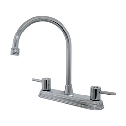 [7LC] MEZCLADORA FREGADERO CROMADA CON CARTUCHO CERAMICO