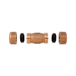 [81UL 13] COPLE UNION DE LATON P/TUB COBRE 1/2"