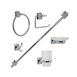 [JE99C] JUEGO ACCESORIOS P/BA�O ACABADO CROMO