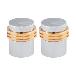 [MLH] JUEGO MAN.HOLANDA P/LAV.ORO-CROMO ESTRIA "H"