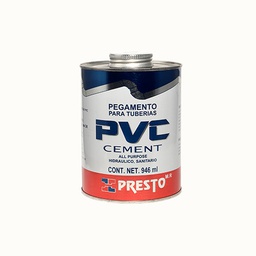 [0901] PEGAMENTO PVC PRESTO LATA 946 ML