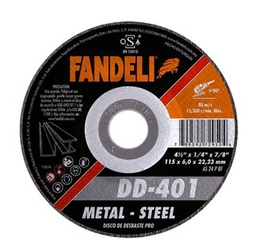 [72950 DD-401] DISCO FNDL.PRO DESB.MTL.  4 1/2”