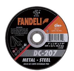 [74654 DC-207] DISCO FNDL.PRO CTE.MTL.  9”