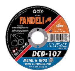 [74820 DCD-107] DISCO FNDL.PRO CTE.DUO   4 1/2”DELG