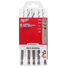 [48-20-8898] BROCA MULTI-MATERIAL MLW JGO. 5pz.