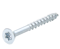 [ZL-16016] PIJA CABEZA PLANA TORX GALV. P/MDF #6 x 1-1/2" (38,1 mm) T10 (Precio x Pza - Caja c/1000 piezas)