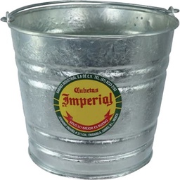 [VIL - C002] CUBETA LAMINA GALVANIZADA N.6 4.7 LTS