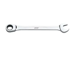 [Llave combinada pulido espejo de matraca en pulgadas, 12 puntas, 7/16" Urrea] 1214CM