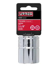 [Dado cuadro de 1/2", 12 puntas, en pulgadas, 1-1/8" Urrea] 5436